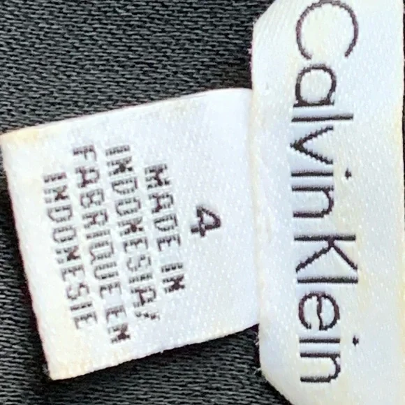 Like new ! Calvin Klein black mini shirt dress - Picture 5 of 14